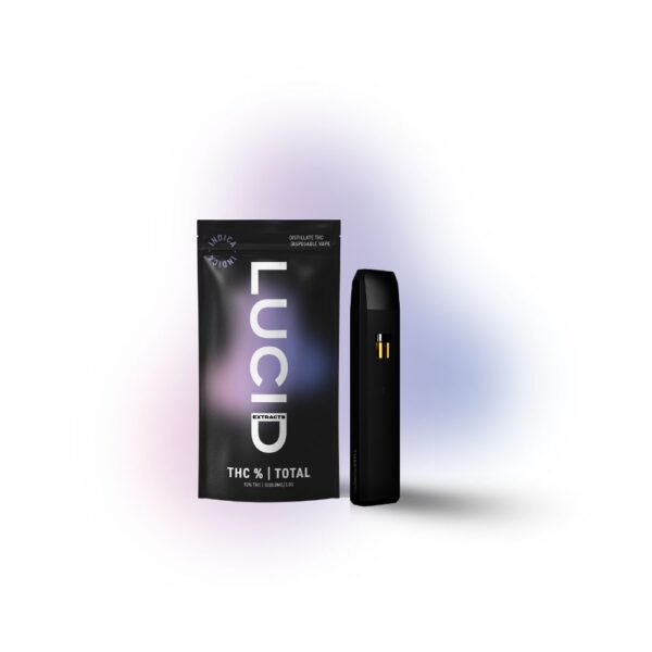 LUCID 2g Disposable THC Vape Pen - Super Cheese (Indica)